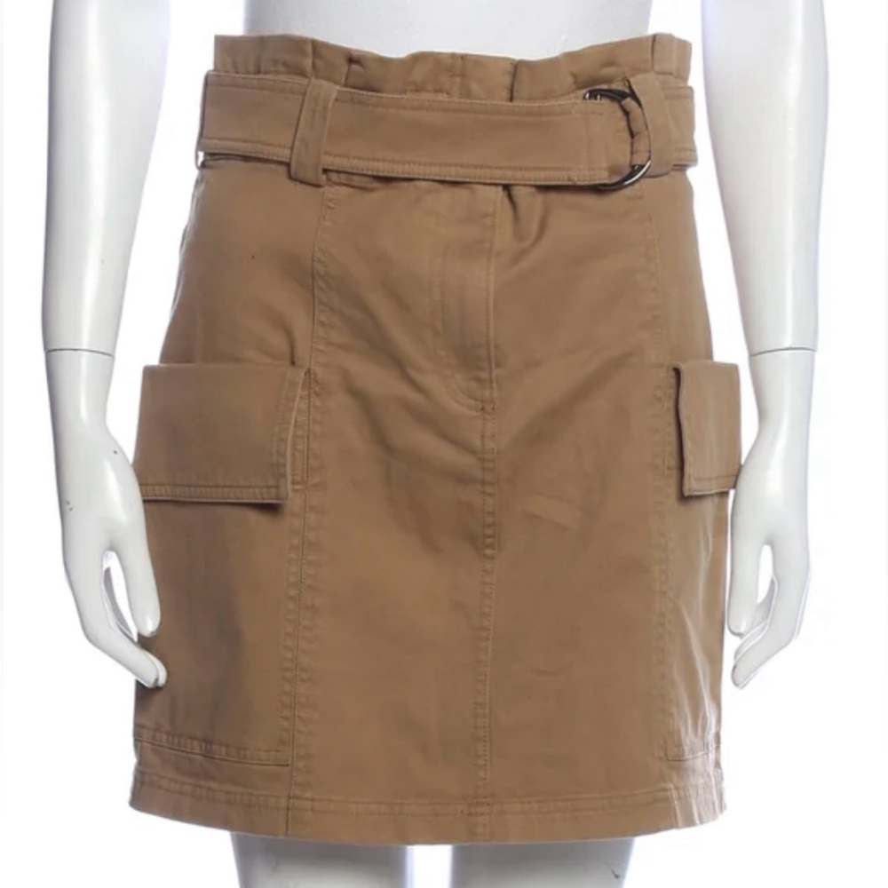 A.L.C. Tan Mini Skirt with Belt